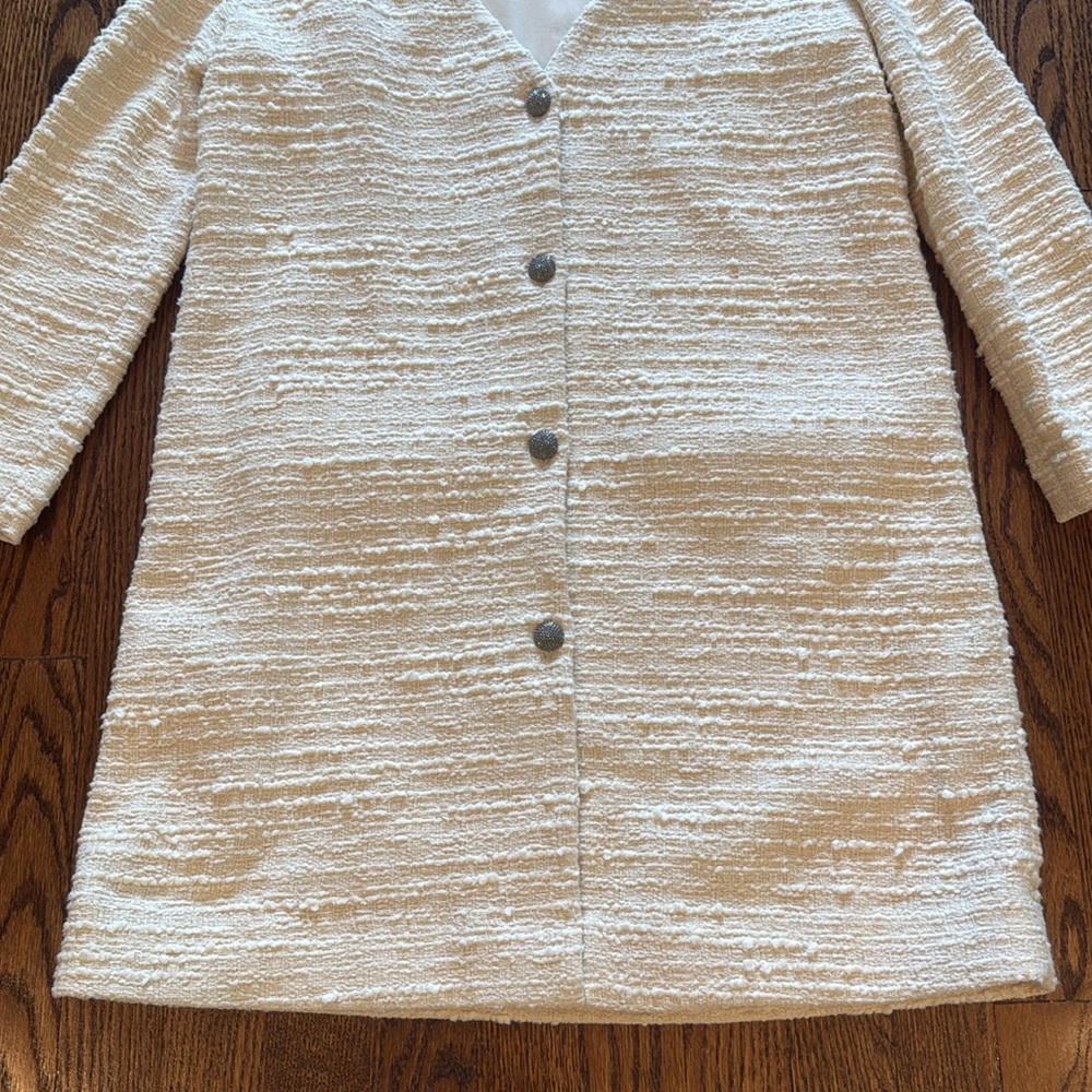 ba&sh Cream Tweed Mini Dress - Picture 8 of 14